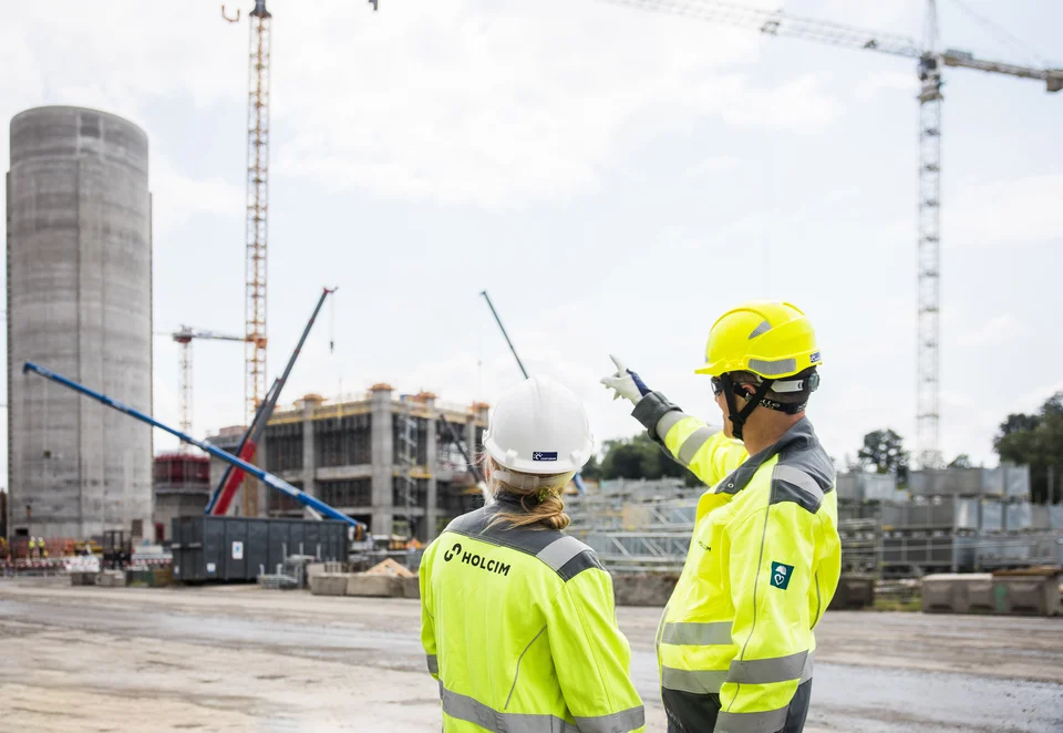 Holcim GO4ZERO construction site vision